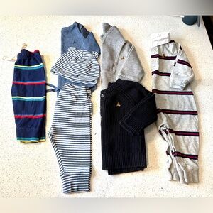 Baby Gap 6-12M Bundle | 7-Piece EUC Lot | Sweaters, Joggers & One-Piece